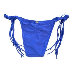 💙 PQ Swim Cobalt Blue Side Tie Bikini Bottom 💙 XS NWT